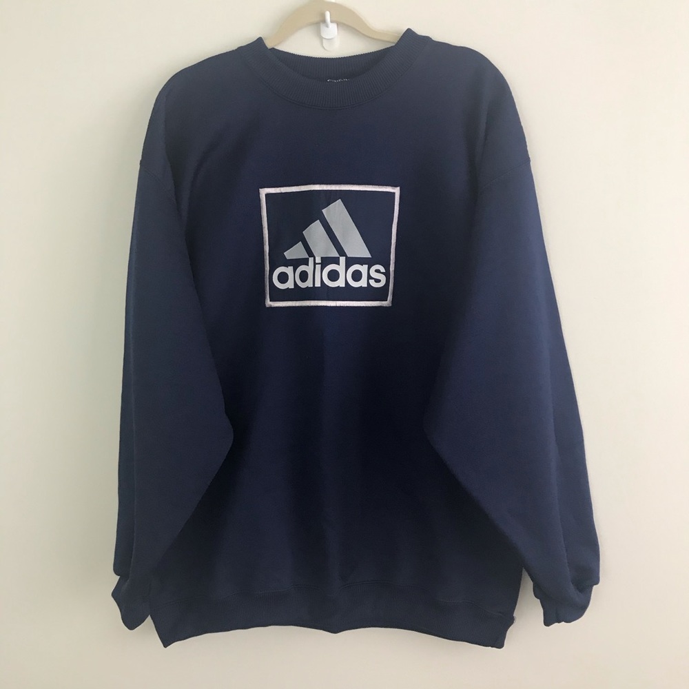 Adidas Mens Crewneck Sweater size XL Big Logo